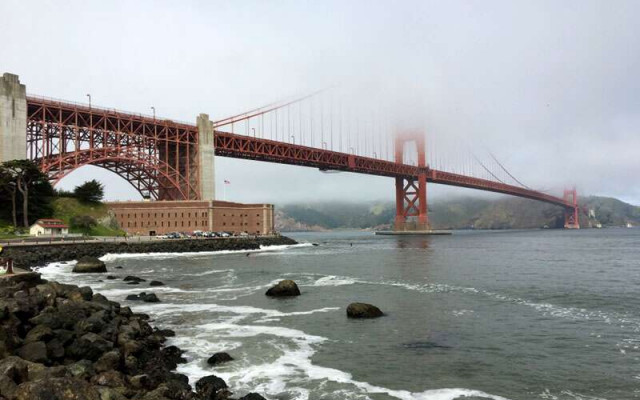 Golden Gate Bridge e o Fort Point: Que lugar lindo para tirar fotos