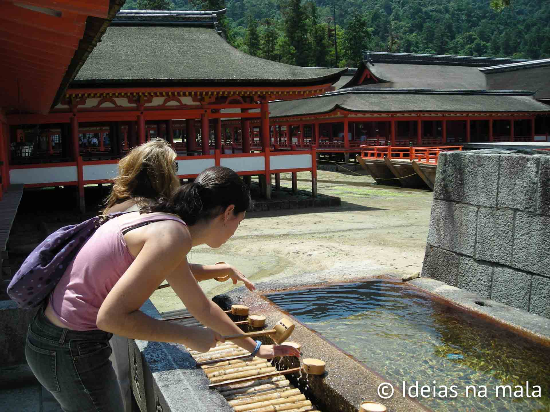 templo em Hiroshima no Japão