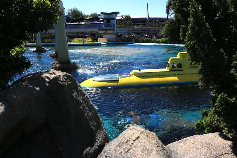 Submarino do procurando Nemo na Disneyland