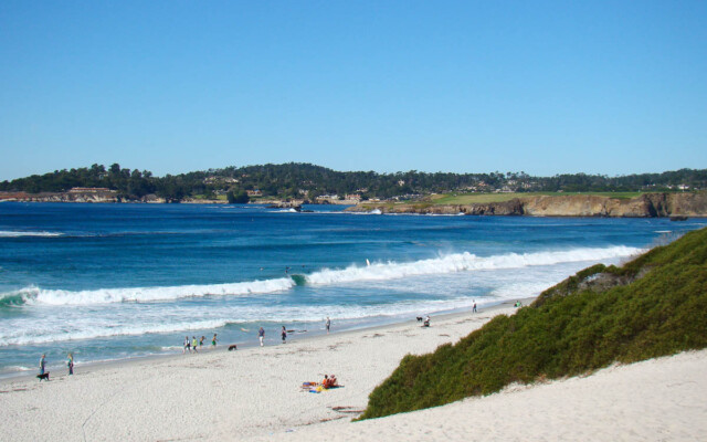 Carmel Beach a principal praia de Carmel by the Sea