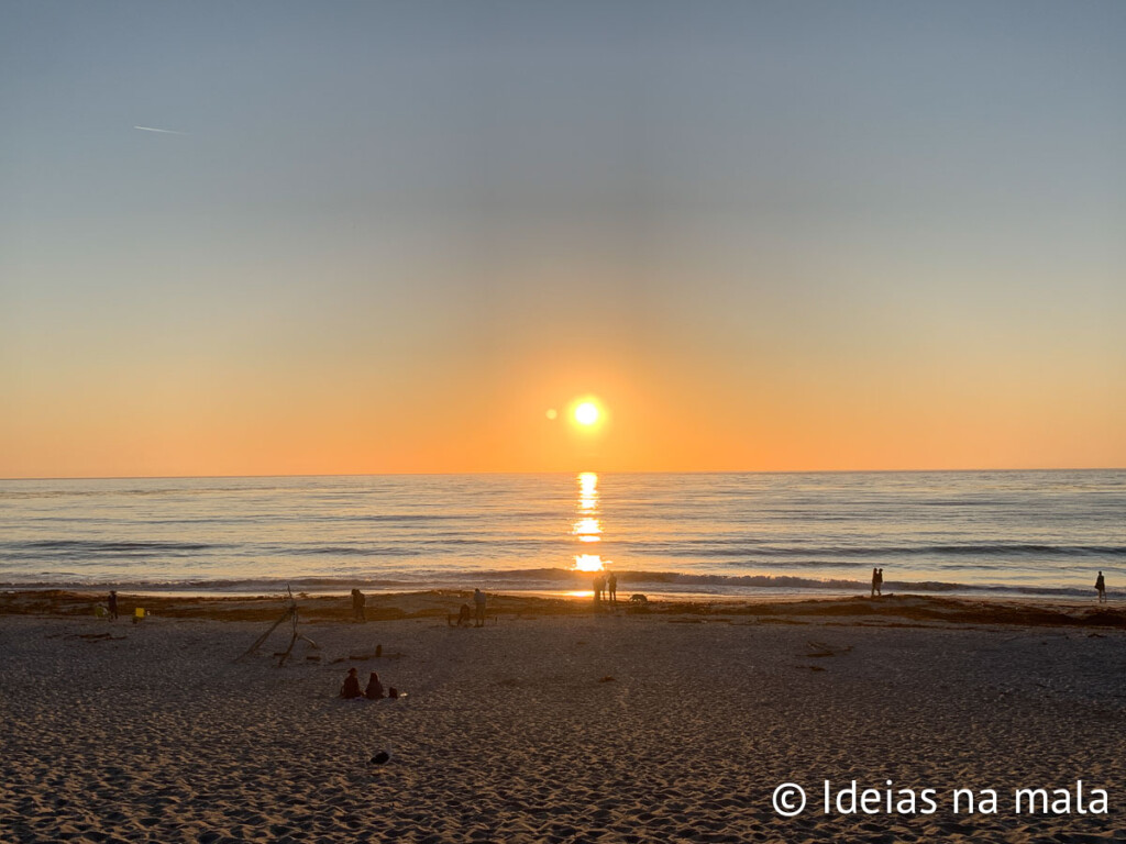 Pôr do sol em Carmel na Califórnia
