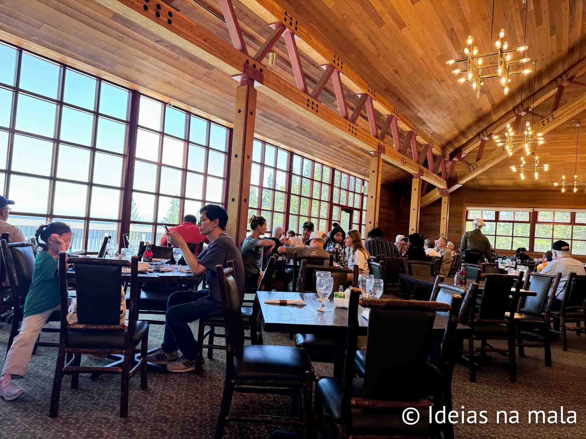 Restaurante em Grant Village no Yellowstone