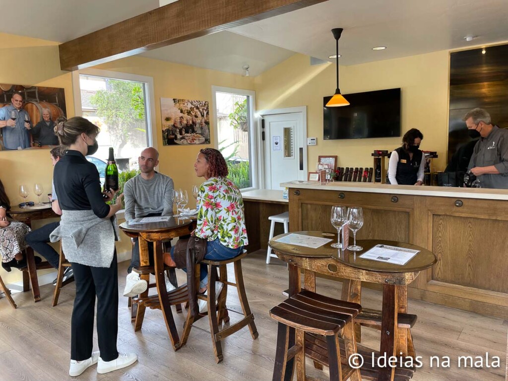 Scheid Vineyards em degustação de vinhos em Carmel