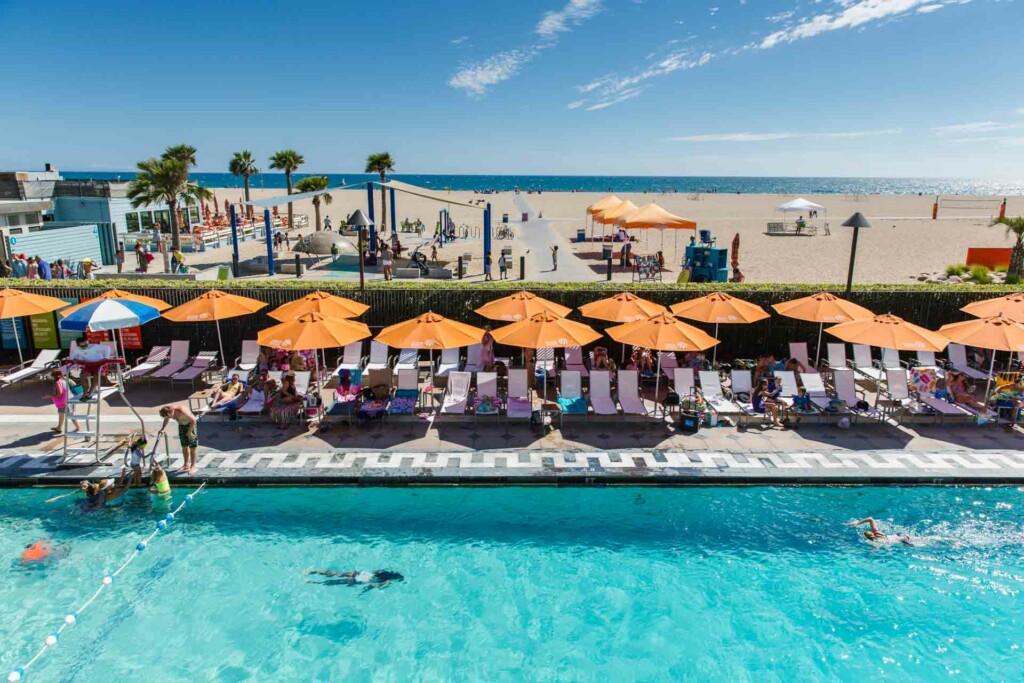 Annenberg Community Beach House na praia de Santa Monica