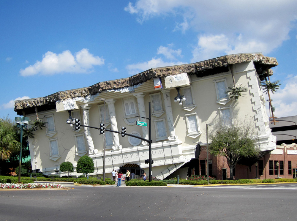 WonderWorks - A casa de ponta cabeça de Orlando