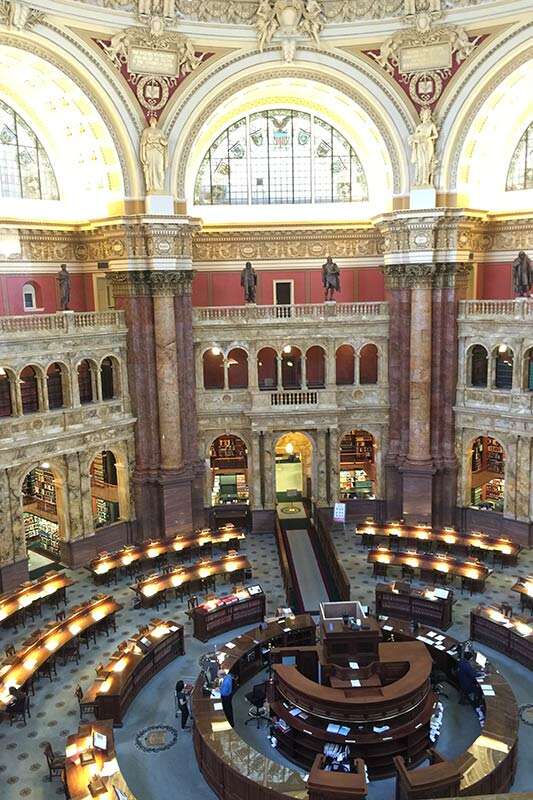 Library of Congress em viagem para Washington DC