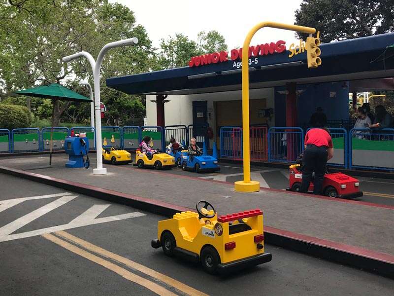 Jr. Driving School uma das atrações da Legoland 