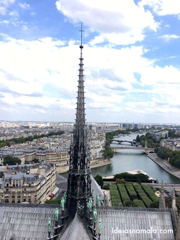 Roteiro: O melhor de Paris em 4 ou 5 dias, tudo que você precisa saber. Paris do alto da Notre-Dame