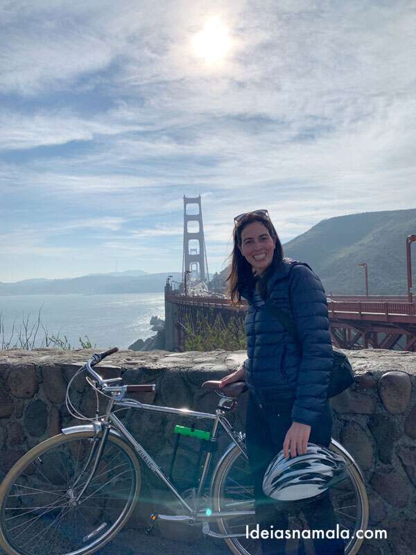 Golden Gate de bicicleta e Parque Presidio