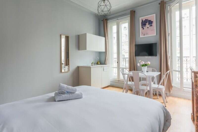 Quarto do apart-hotel WS Saint-Lazare: opção mais barata de hospedagem em Paris