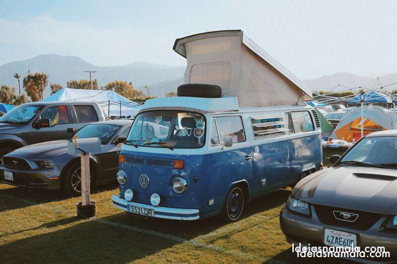 Camper Van no Coachella