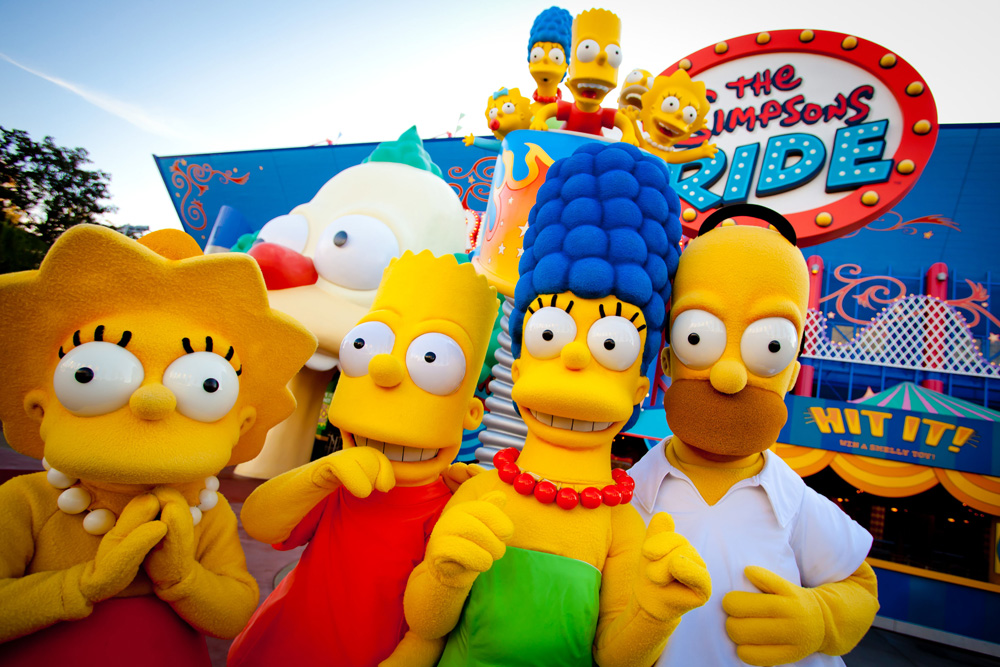The Simpsons Ride no Park Universal de Orlando