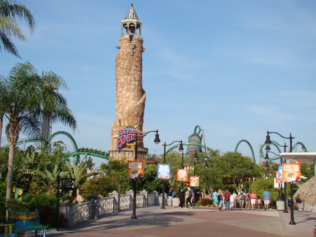 Brinquedos Radicais com Água no Universal Island Of Adventure