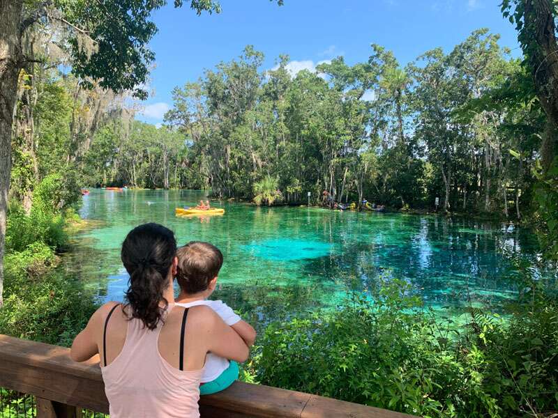 Piscinas naturais da Florida em Roteiro da Flórida