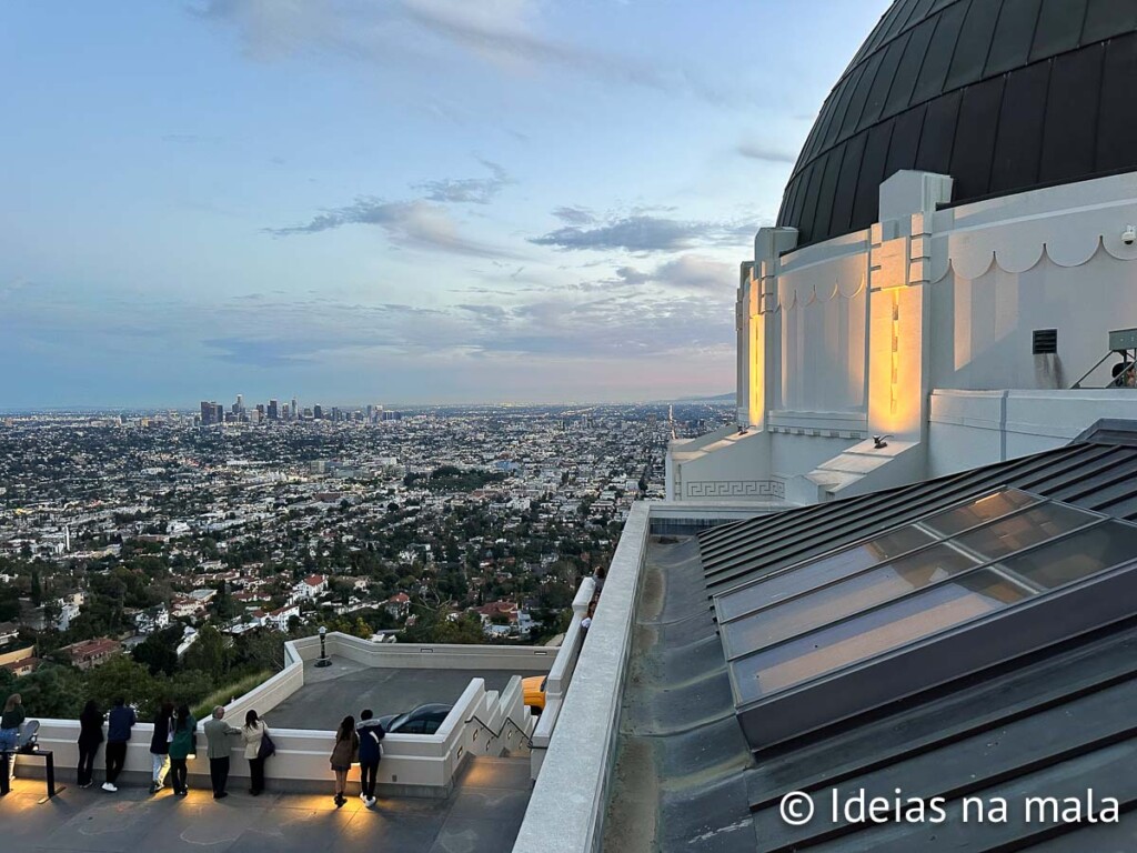 Griffith observatory, uma das melhores vistas de Los Angeles