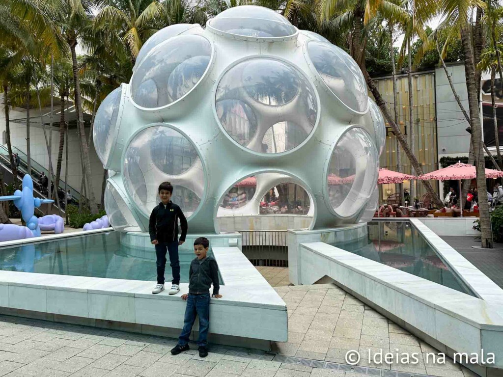 Buckminster Fuller's Fly's Eye Dome no Design District