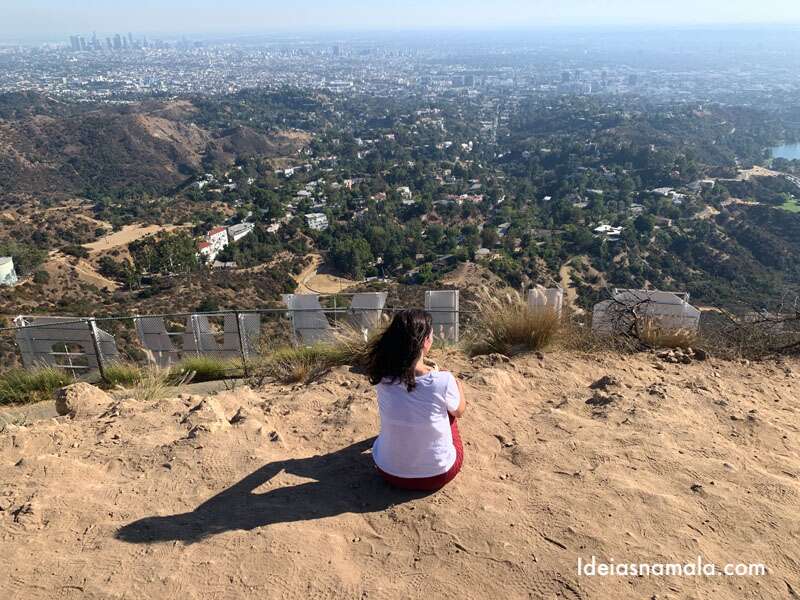 O letreiro de Hollywood em Los Angeles