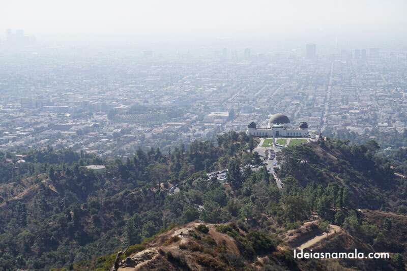 Griffith Observatory visto do alto do Mt. Hollywood