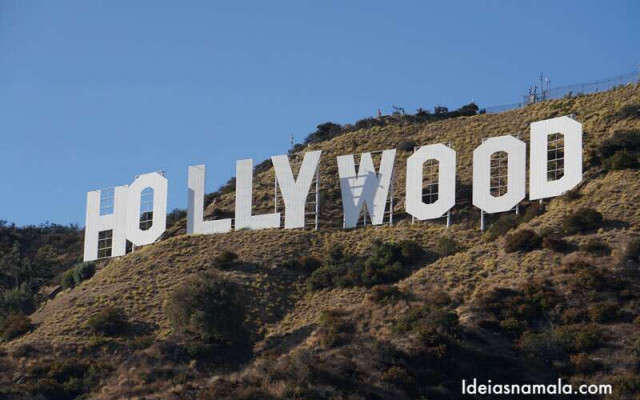 Placa de Hollywood: item essencial em o que fazer na Califórnia