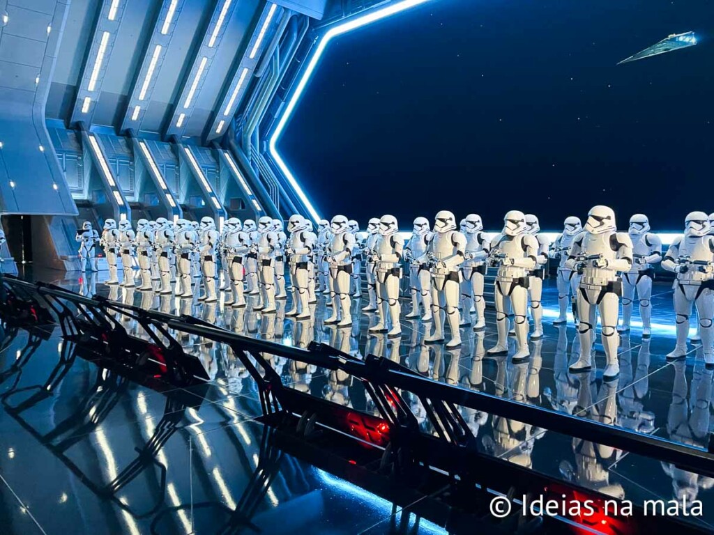 Atração do Star Wars na Disneyland na Califórnia