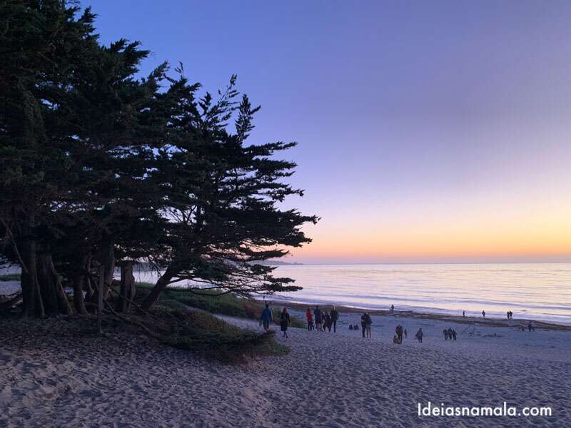 Praia de Carmel na California