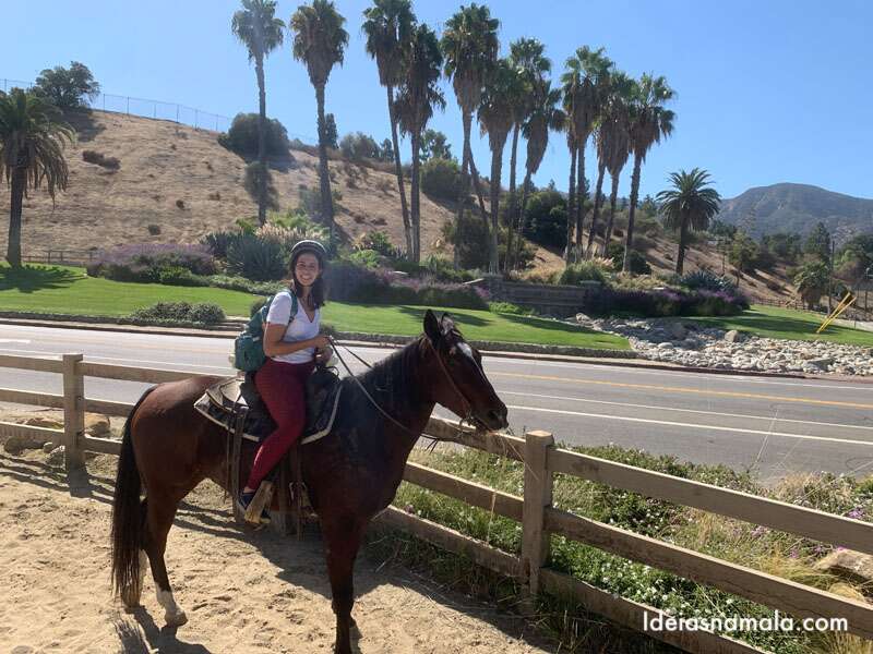 Passeio de cavalo em Hollywood