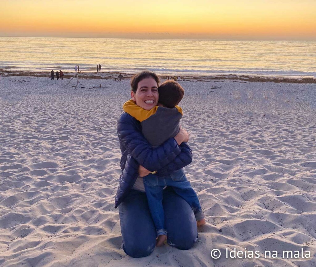 Pôr do sol em Carmel na Califórnia