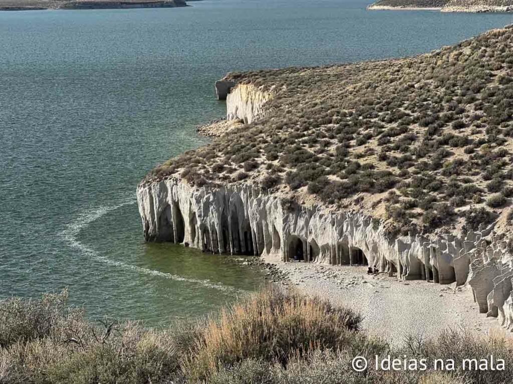 Crowley Lake visto do alto