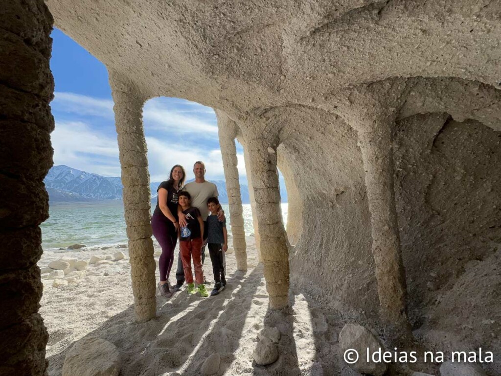 Colunas do Crowley Lake na Califórnia
