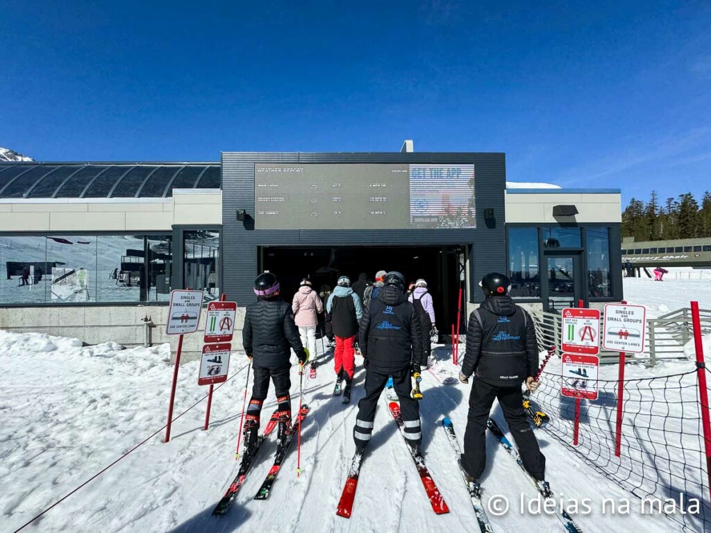 Teleférico moderno em Mammoth