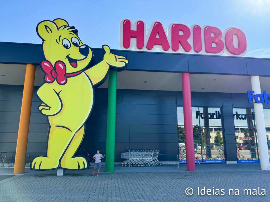 Fachada da loja de fábrica da Haribo