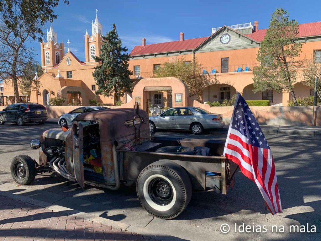 Centro histórico de Albuquerque no Novo México