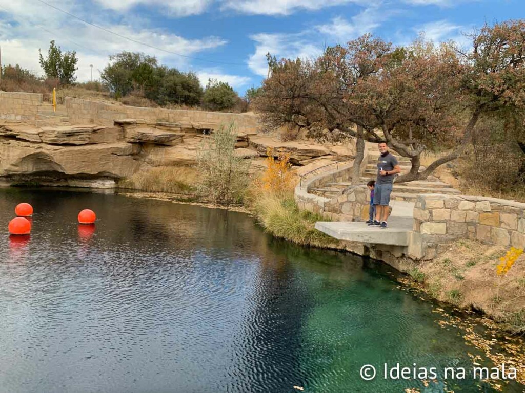 The Blue Hole em Santa Rosa, NM