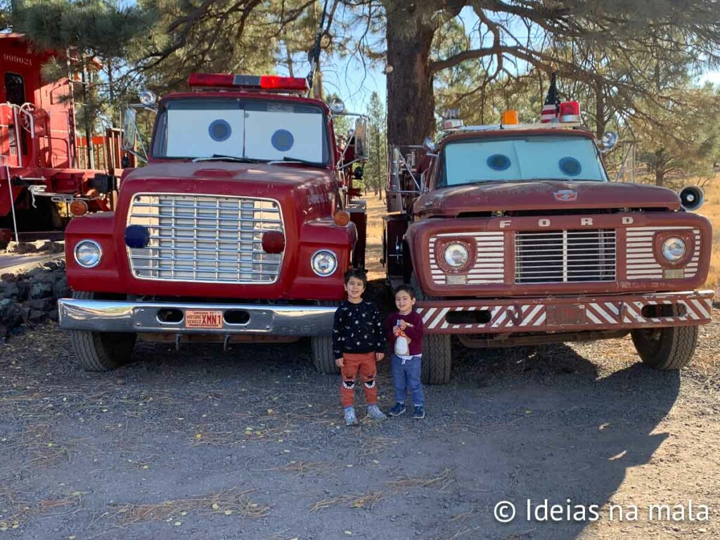 Carros em Williams no Arizona