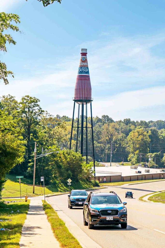 Catsup Bottle na Route 66 em Illinois