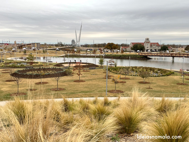 Scissortail Park, um dos cantinhos mais legais de Oklahoma City