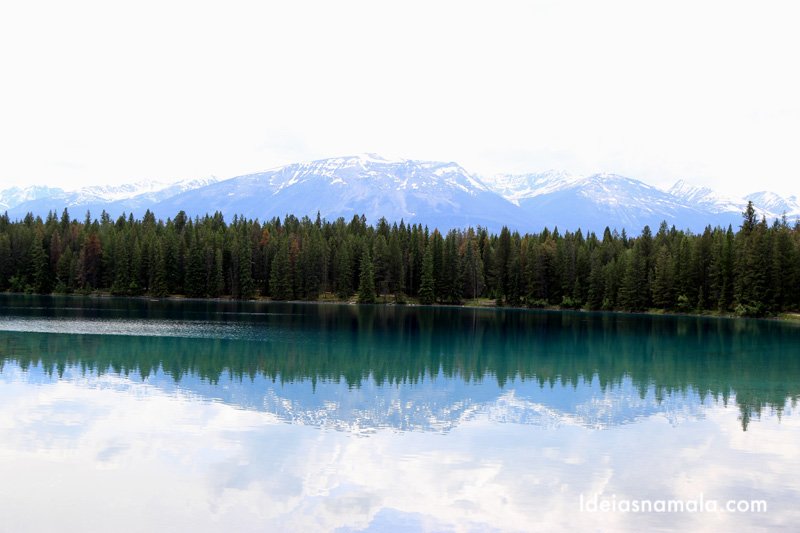 Lake Edith, um dos mais lindos de Jasper no canadá
