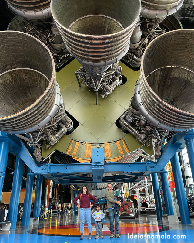 Saturn V no Centro espacial de Huntsville