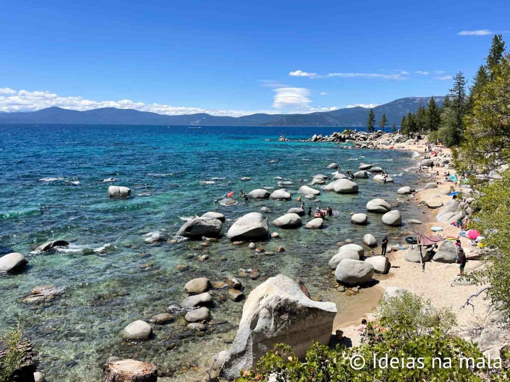 Chimney Beach em Lake Tahoe