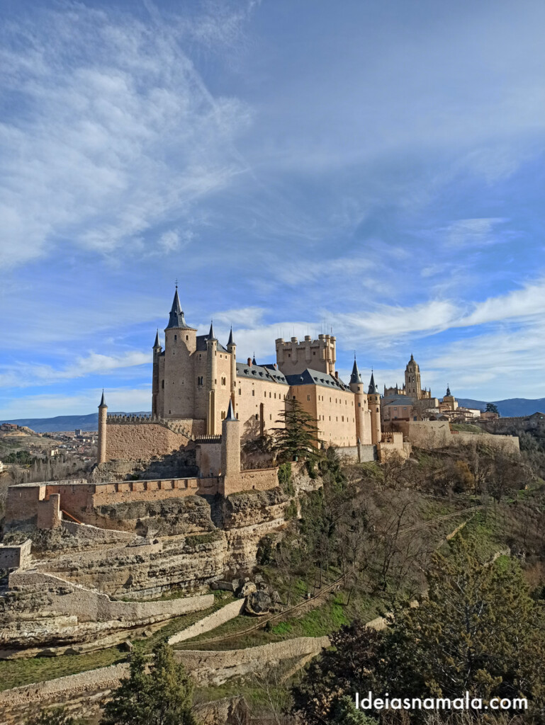 Mirador del Alcázar y los dos Valles em Segóvia