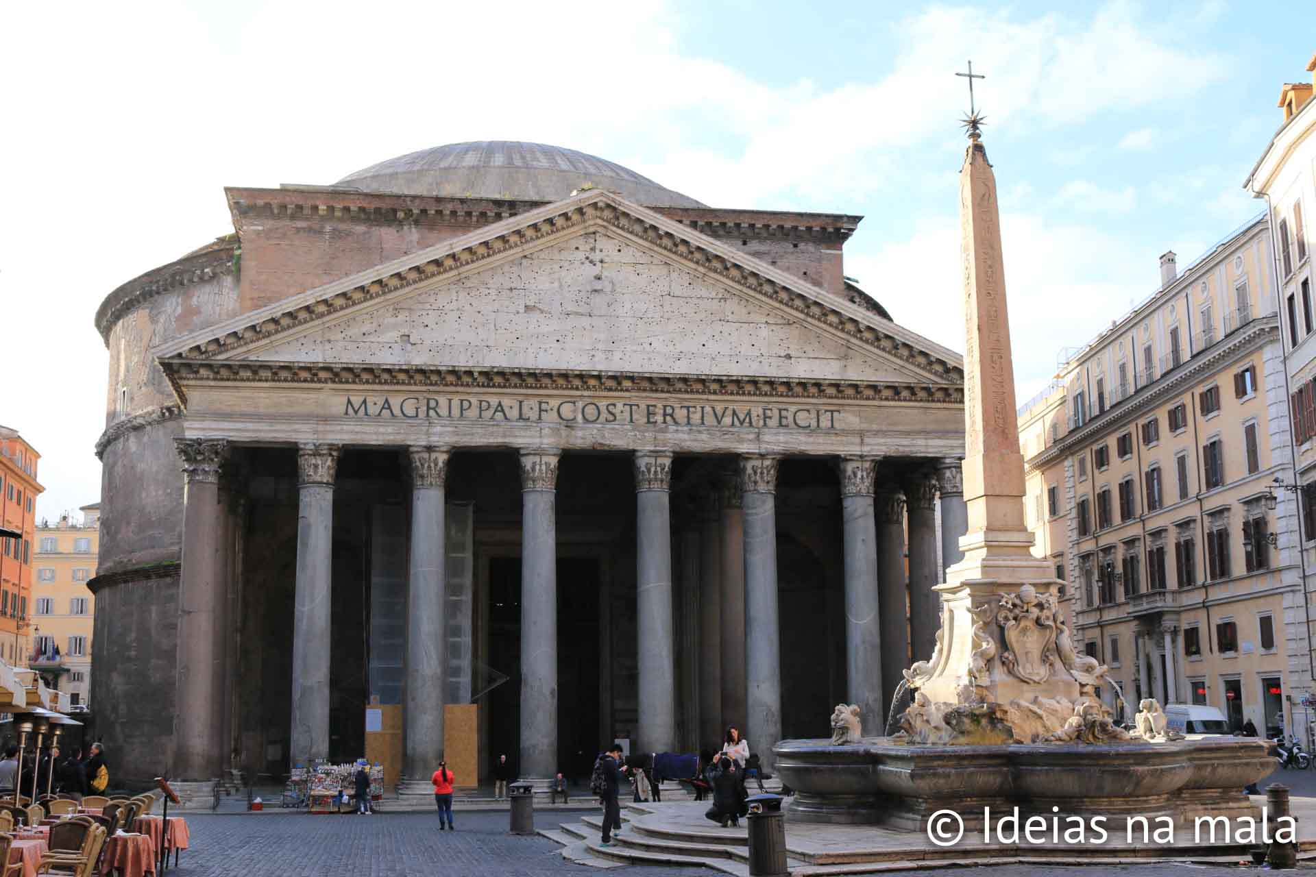 Panteão Romano em 10 principais pontos turísticos de Roma