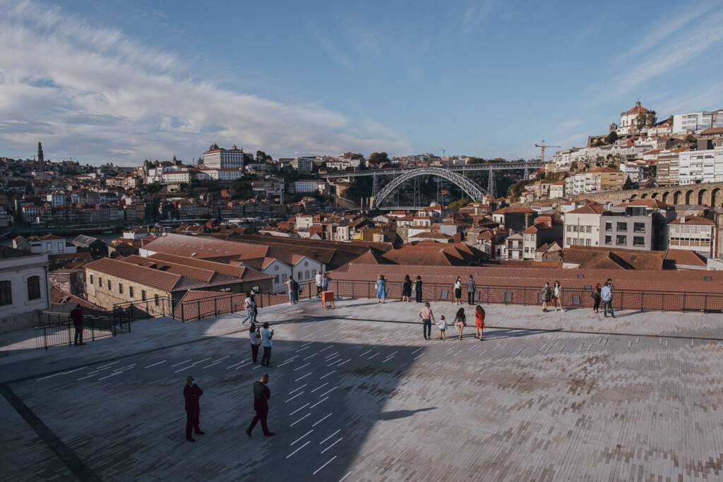 Vista incrível do WOW Porto