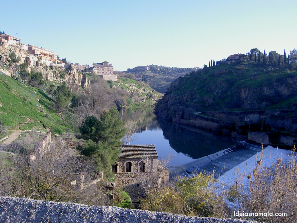 Vista da Bajada em San Matin em Toledo