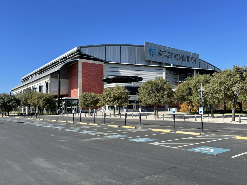 AT&T Center o estádio do time de basquete San Antonio Spurs