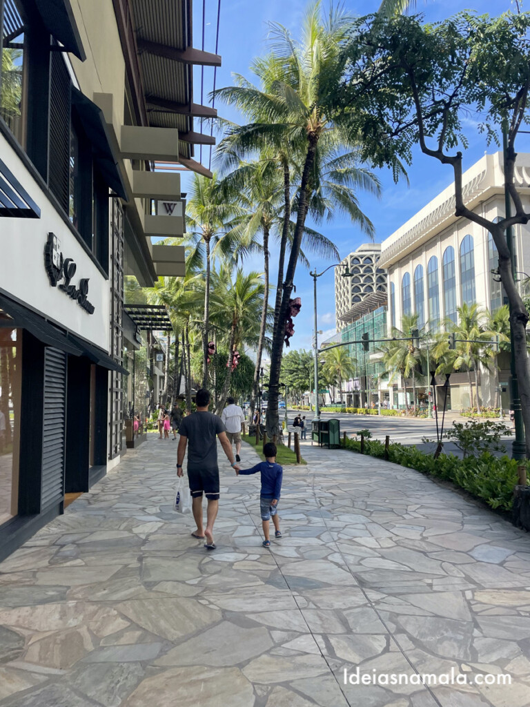 Calçadão de Waikiki, a rua mais top de Honolulu