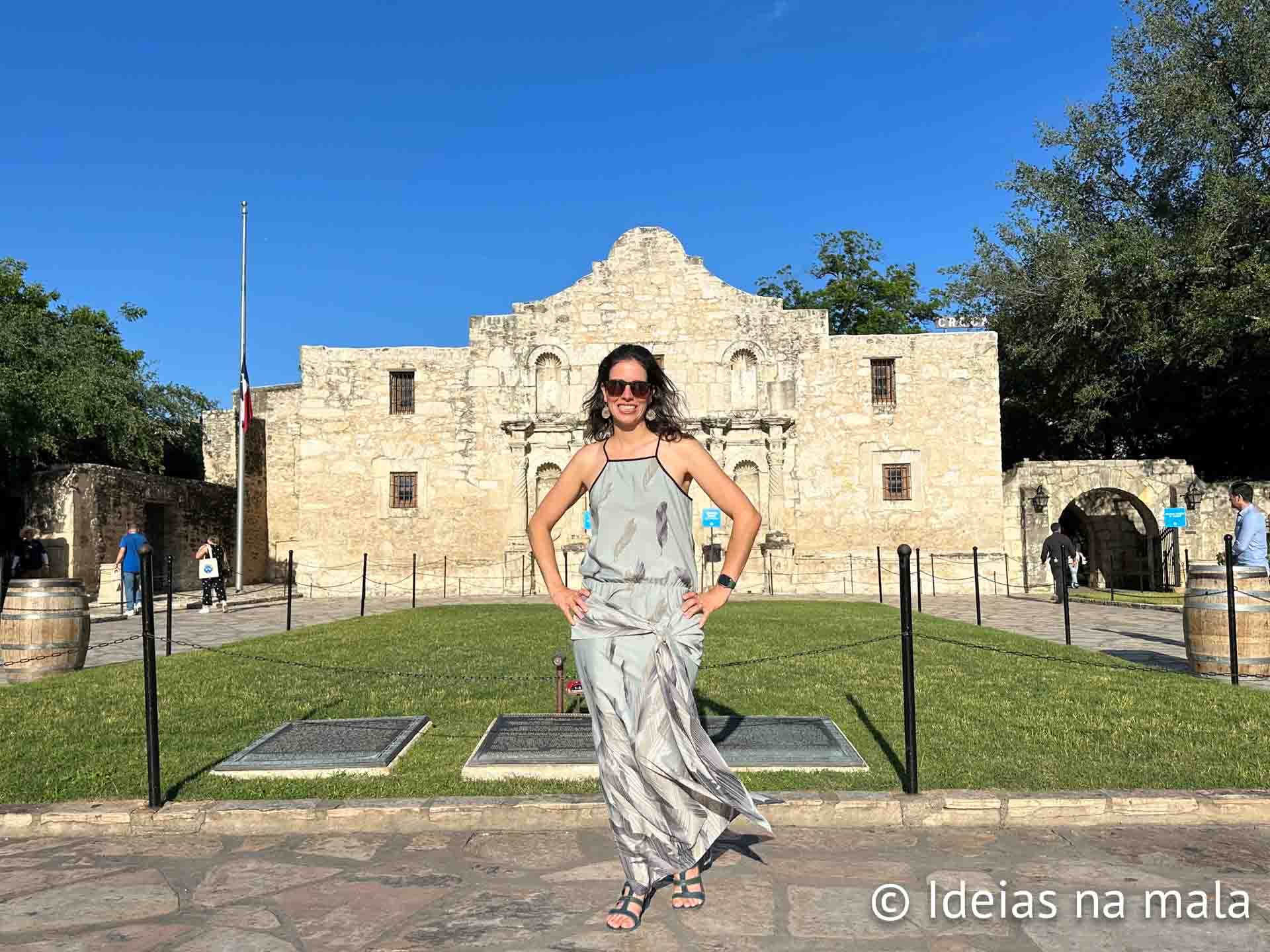 The Alamo, a principal atração turística de San Antonio