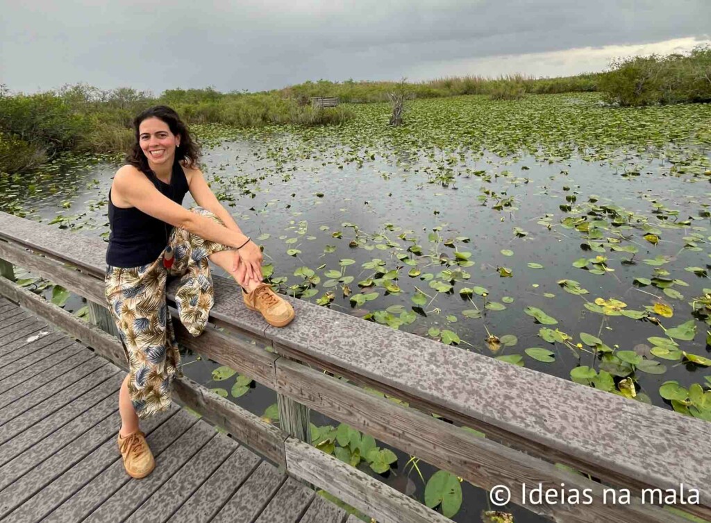 Passarela da Anhinga trail, uma das trilhas mais espetaculares do Everglades