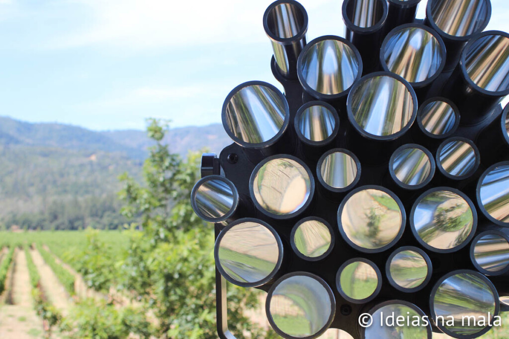 Escultura na Hall Wines em Napa Valley