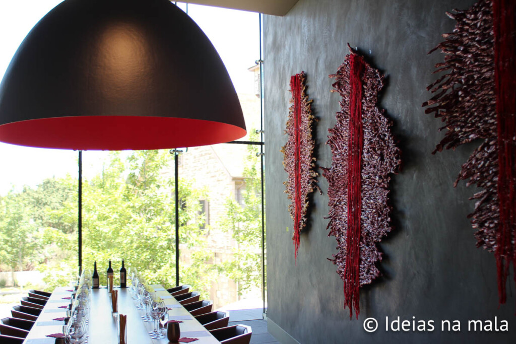 Salão de degustação da Hall Wines