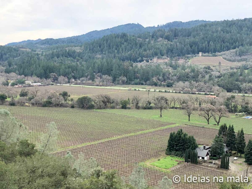 Vistas do alto da Sterling Vineyard